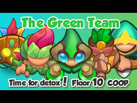 Just make it green! Alchemist, Ivy, Earth, Poisoner, and Archer detox floor 10 | COOP Rush Royale