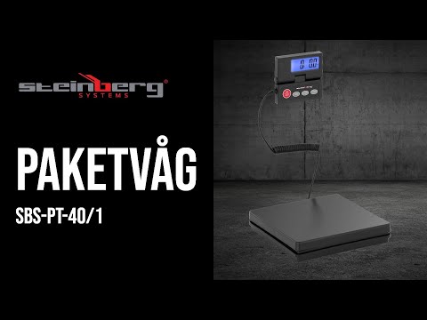 video - Paketvåg - Digital - 40 kg / 1 g - Basic - Extern LCD