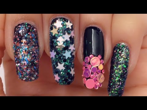 3 Ways To Apply Loose Glitter To Your Nails (Easy And Simple)| Basic Nail Art Tutorial