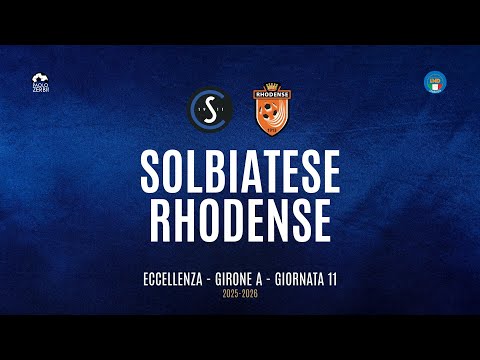 [HIGHLIGHTS] Excellence Group A 25/26 | Matchday 11 | Solbiatese vs. Rhodense