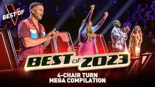 TWO HOURS of 2023’s Greatest 4-CHAIR TURNS on The Voice