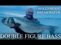 HUGE BASS! Holyhead Breakwater U.K. Sea Fishing