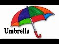 How To Draw An Umbrella.Step by step(easy draw)