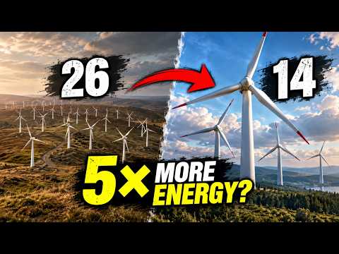 How Can 14 Wind Turbines Produce 5× More Energy Than 26?