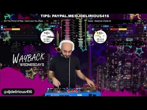 Jan 25 - Wayback Wednesday 90s Euro Dance Party LIVE with DJ Delirious
