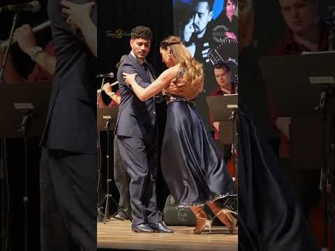  Lucas Carrizo  and  Paula Tejeda  are  dancing  to  the  tango  "  Tigre Viejo  "  by  Hyperion Ensemble  in  2026