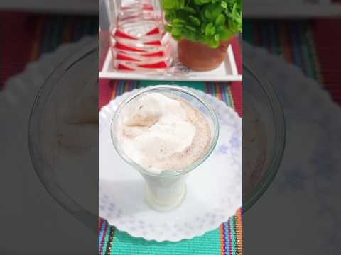 Apple milkshake 🍎#shorts #asmr