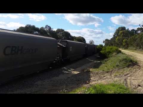 CBH003 & 011 running a loaded grain