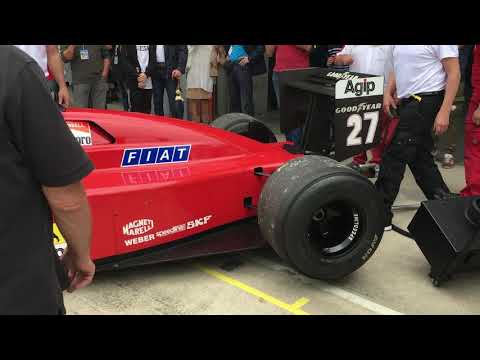 Ferrari F1 639 V12 Warm up Historic Minardi Day 2018