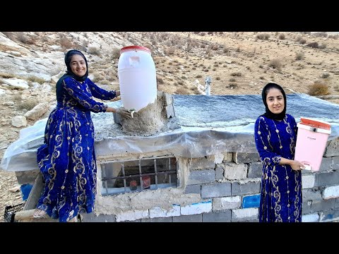Installing a water tank for Narges' kitchen