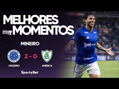 KJ MARCOU DOIS E O CRUZEIRO DE TITE SE RECUPEROU - Cruzeiro 2x0 América - Melhores Momentos Mineiro