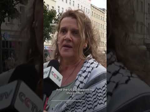Berlin protesters rally for days calling for stronger stance against Israel | AJ #Shorts