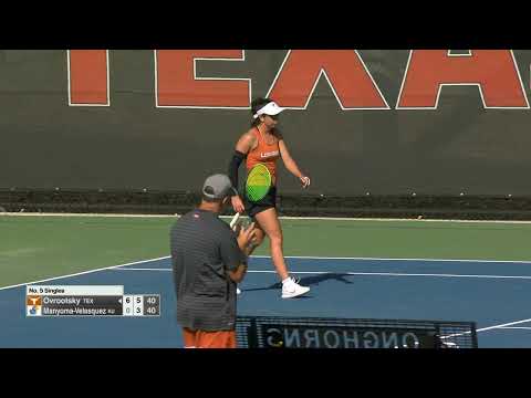 Texas Women's Tennis vs Kansas LHN Highlights [April 8, 2022]