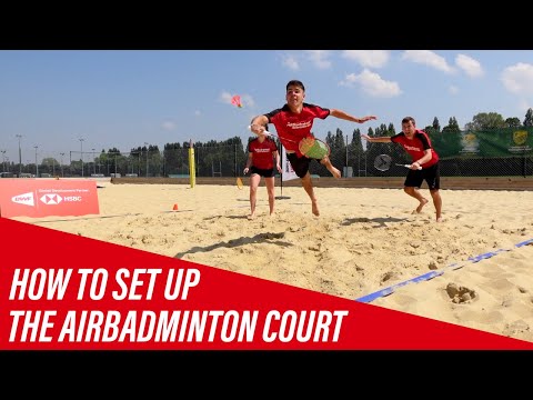 Setting up an AirBadminton Court