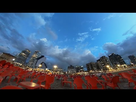 VR Experience 360 - Tel Aviv beach sunset