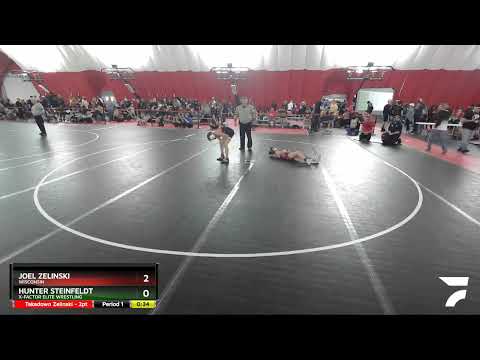 97 Lbs Cons. Round 3 - Hunter Steinfeldt, X-Factor Elite Wrestling Vs Joel Zelinski, Wisconsin 1b5