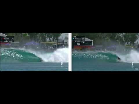 Comparing Griffin Colapinto and Italo Ferreira's second right