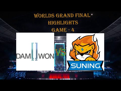 Damwon Gaming vs Suning -  GAME 4 Highlights Worlds 2020 FINAL