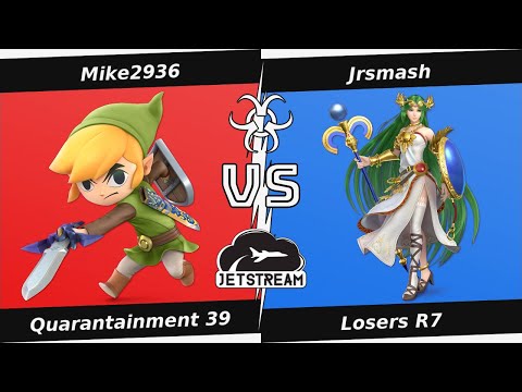 Quarantainment 39 Losers R7 - Mike2936 (Toon Link) Vs. Jrsmash (Palutena) Smash Ultimate - SSBU