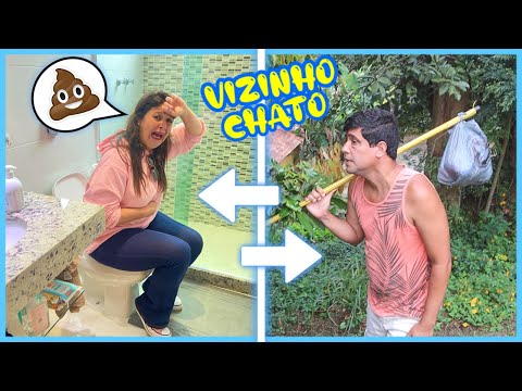 O VIZINHO CHATO E PIDÃO / A DOR DE BARRIGA !! - ( Episódio 11 ) ( WebSérie Anny e Eu Family )