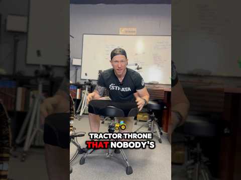 The Best Tractor Throne No One’s Talking About? Gibraltar Oversized #drumthrone #gibraltarhardware