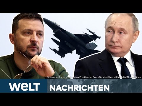 F16 FÜR UKRAINE: Putin zieht rote Linie! Selenskyj pocht weiter auf mehr Luftabwehr | WELT Stream