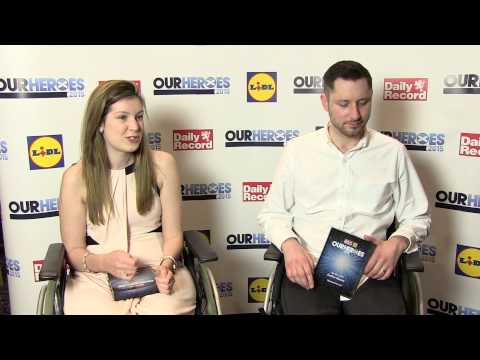 Daily Record Our Heroes Awards 2015  - Overall Winners  - Lucy Lintott and Gordon Aikman