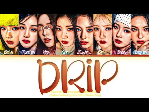 [KARAOKE]BABYMONSTER "DRIP" (8 Members) Lyrics|You As A Member