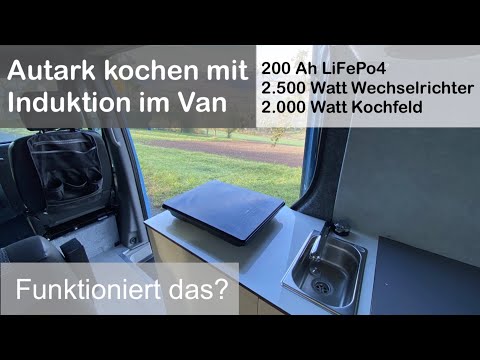 Cooking with induction in a campervan or motorhome - a review after 1.5 years and tips