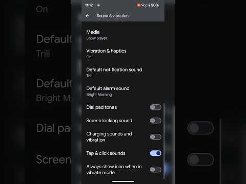 Enable Tap and Click Sounds on Google Pixel 7 Pro, 7, 7a, 6 Pro, 6, 6a, 5 | #shorts #googlepixel