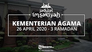 Jadwal Imsakiyah Kementerian Agama untuk 12 Kota Besar di Indonesia, Minggu 26 April 2020