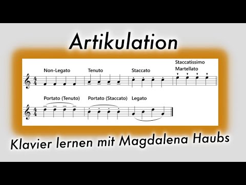 Klavierunterricht - Was bedeutet Artikulation?
