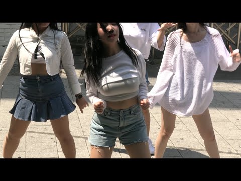 [4K] 댄스팀 소울 (soul) 블랙핑크 섹시 댄스 직캠 BLACKPINK SEXY dance CAM 홍대 버스킹 220528 hongdae busking