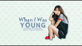 [TYVN][Kara + Vietsub] When I Was Young | TAEYEON 태연