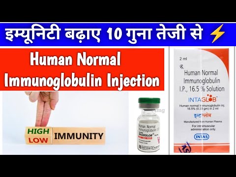 Intaglob Human Normal Immunoglobulin Injection 16.5% 2ml Vial