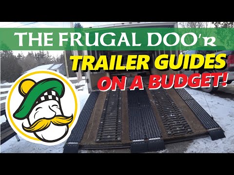 Install Caliber Snowmobile Trailer Traction and Ski Guides BEST products on a budget