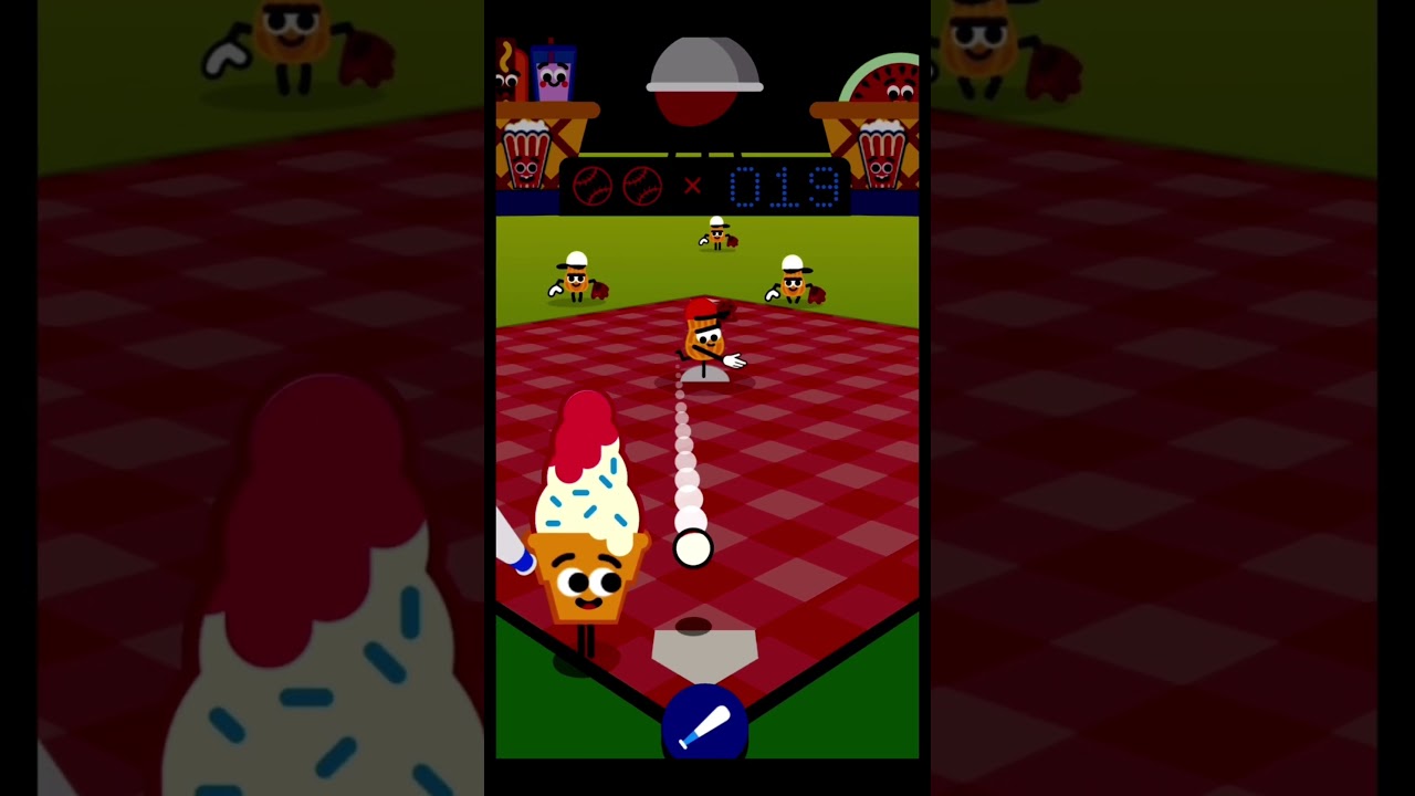 When you face the red cap in Google doodle #baseball #edit #trending #mlb #shorts