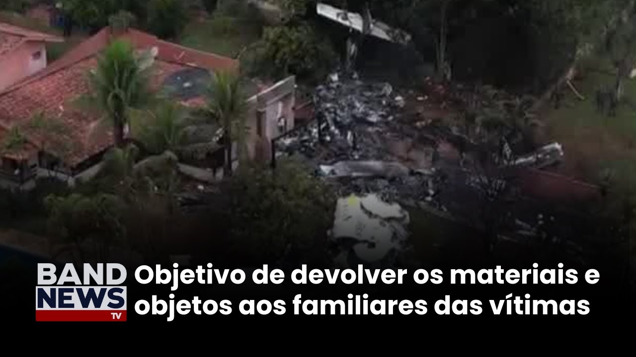 Voepass faz limpeza das bagagens de vítimas do voo 2283 | BandNews TV