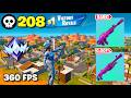 208 Elimination RANKED RELOAD Gameplay Wins Fortnite Chapter 7 Season 3 PS5 Controller