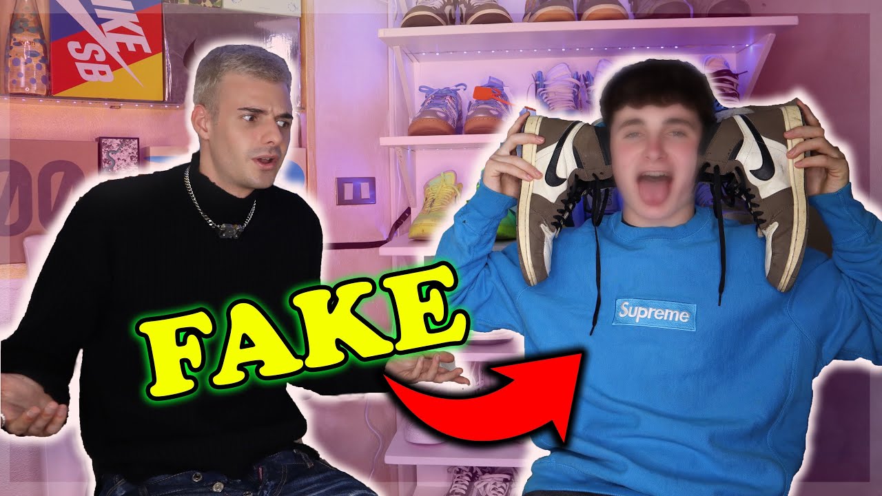 DISCUSSIONE LIVE CON UN FAN CHE VESTE *FAKE*!