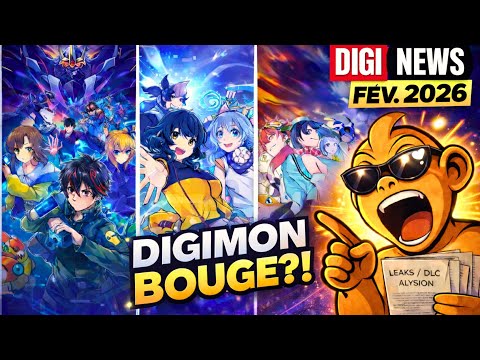 Février 2026 : Digimon accélère enfin ? (jeux, anime, TCG) - Diginews Fev.2026