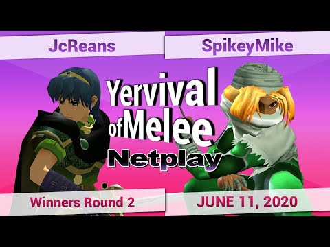 JcReans (Marth, Falcon, Falco, Doc) vs. SpikeyMike (Sheik) - Winners Rd 2 - Yervival of Melee #12