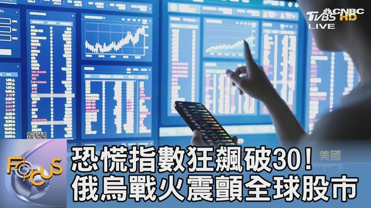 恐慌指數狂飆破30!俄烏戰火震顫全球股市