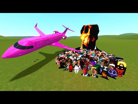 Airplane Vs Obunga and Nicos! Huge Planes (Part 2) Garry's Mod [Nexbots]