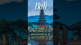 Bali Indonesia | 25 things to do in Bali | Bali travel guide | places to visit in Bali & Ubud