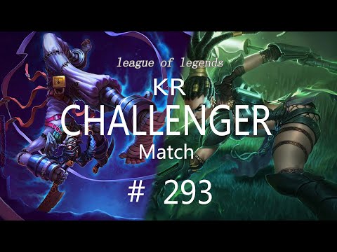 Korea Challenger Match #293/LOL Patch 11.14/Nidalee  Shaco  Jinx  Akali / 코리아 챌린져 매치