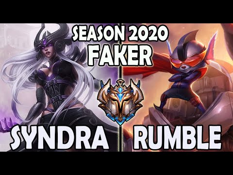 FAKER plays SYNDRA vs RUMBLE - Lol Korea Ranked