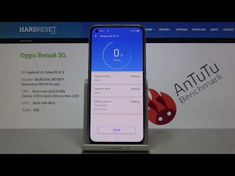 OPPO Reno6 5G AnTuTu Storage Benchmark - Storage speed Test