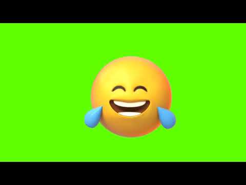 No copyright laugh 😂 emoji animation green screen| laughing emoji ...
