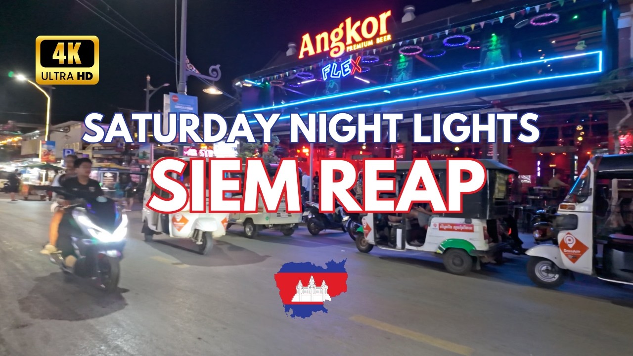 Pub Street Comes Alive 🇰🇭 | Saturday Night in Siem Reap